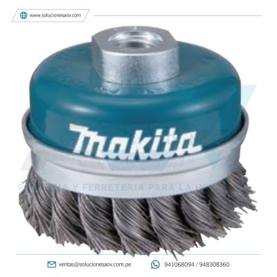 Cepillo Rueda Trenzado para amoladoras 7″ 9″ 5/8″ Makita