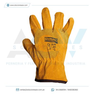 Guantes Cuero Carnaza Steelpro