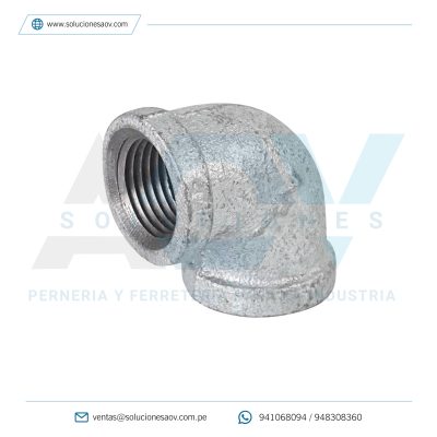 Codo Galvanizado 90° 1/2