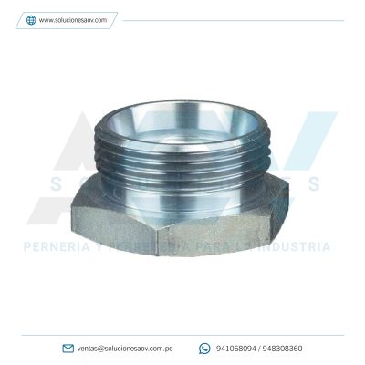 Tapón hidráulico macho, rosca BSP