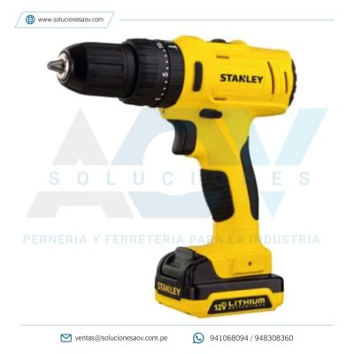 Taladro Percutor Stanley SCH121S2K 12v