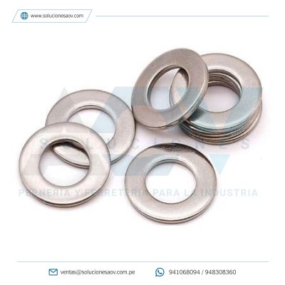 Arandela plana UNC de acero inoxidable 304