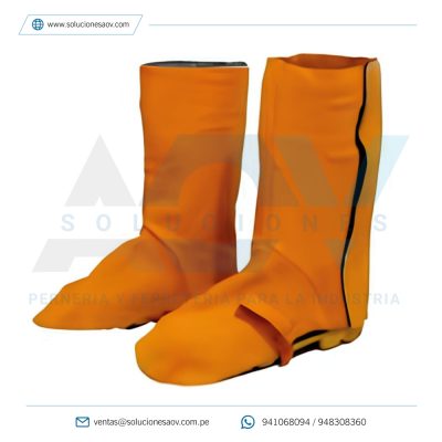 Escarpines de Cuero de Res con Pega Pega