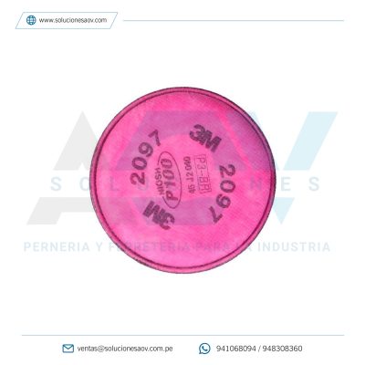 Filtro 3M 2097 P100 para Vapores Orgánicos y Ozono