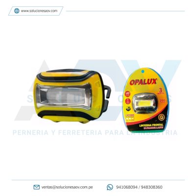 Linterna Fronatl Opalux OP-1102AM 3W