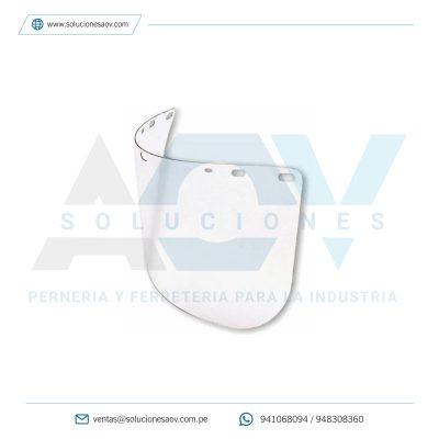 Visor De Policarbonato 8”x15.5”x1mm Sin Filo Aluminio (CF612)