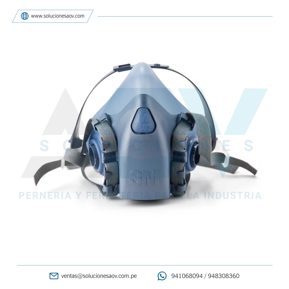 Respirador Media Cara 7502 3M