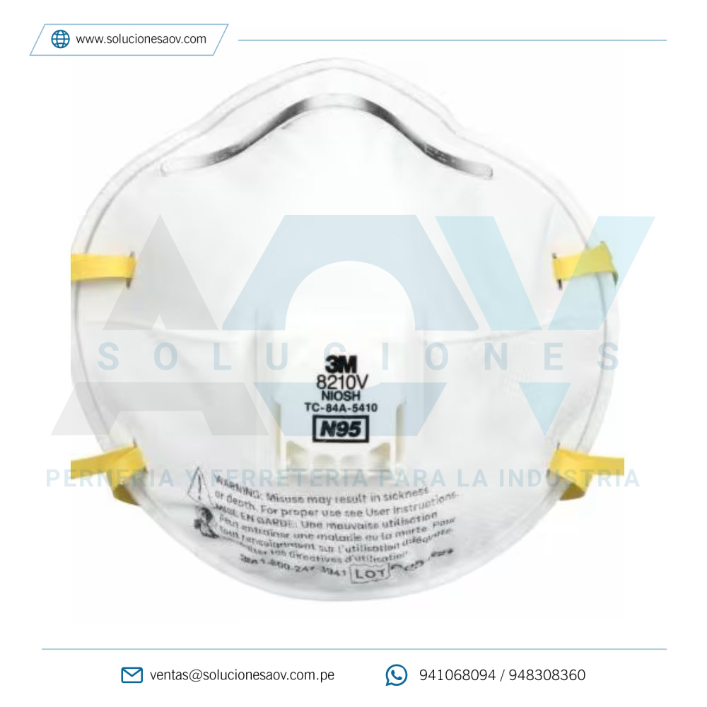 Respirador para Partículas 3M™ 8210V, N95