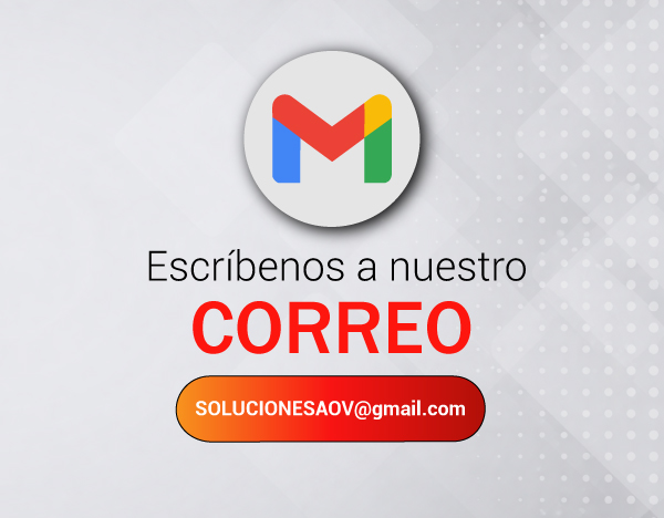 Escríbenos a nuestro correo