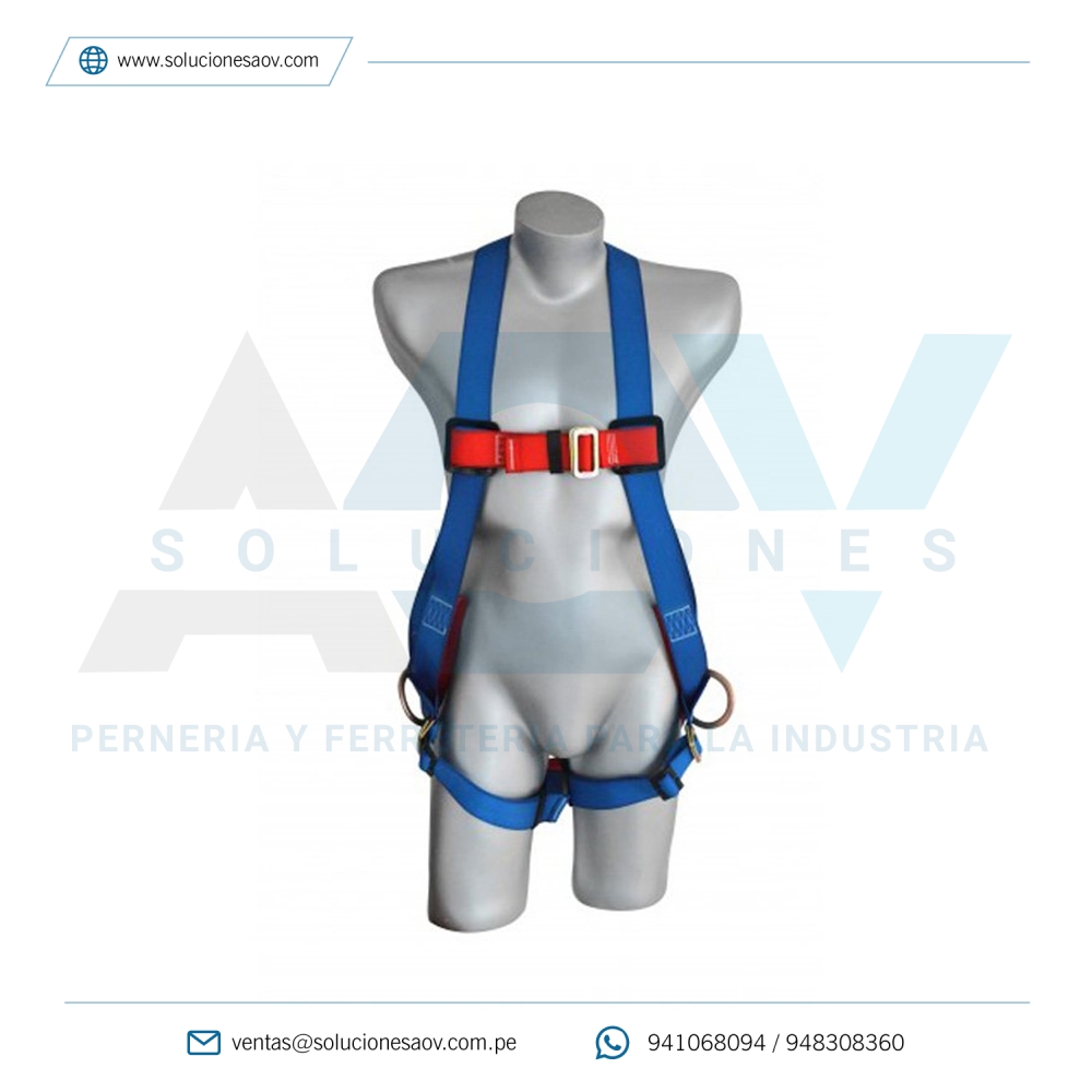 Arnés Contractor De 3 Argollas En H