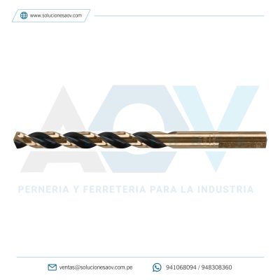 Broca HSS 8.0 mm Trugold para metal, Truper, 14178