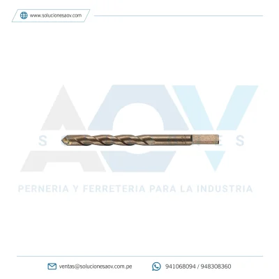 Broca para concreto de 1/2 x 6″, Truper, 11230