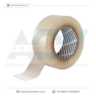 Cinta de empaque 48 mm x 150 m transparente, Truper, 12557