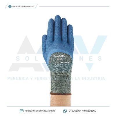 Guantes Para Ambientes Secos, Ansell Hyflex, 80-658