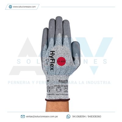 Guantes Para Ambientes Secos, Ansell Hyflex 11-425