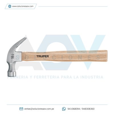 Martillo pulido, 16 oz, Truper, 16752
