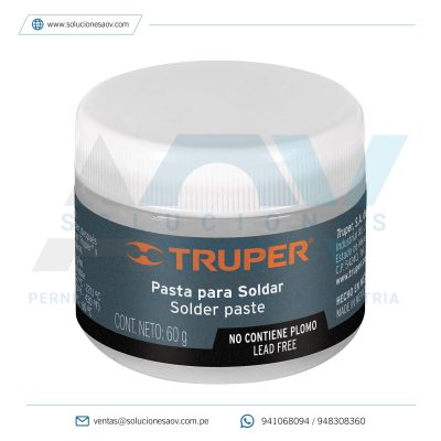 Pasta para soldar, 60 g, Truper, 19337