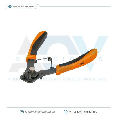 Pinza para anillos de retención 6″ 4 cabezas intercambiables, Truper, 17355