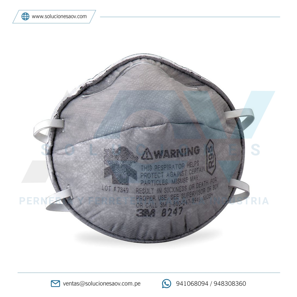 Respirador para Partículas 8247 3M™ – AOV SOLUCIONES