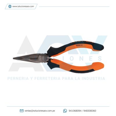 Pinza punta y corte 6″ mango Comfort Grip, Truper, 17334