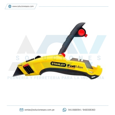 Cutter Profesional Retráctil Stanley FATMAX 10-778 ErgoGrip de Alta Resistencia