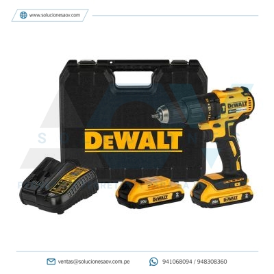 Taladro Percutor Inalámbrico 20V DeWalt DCD7781D2-B2