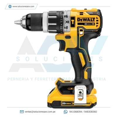 Taladro Percutor Inalámbrico 20V XR DeWalt DCD796D2-B2