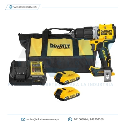 Taladro Percutor Inalámbrico 20V XR DeWalt DCD806D2-B2